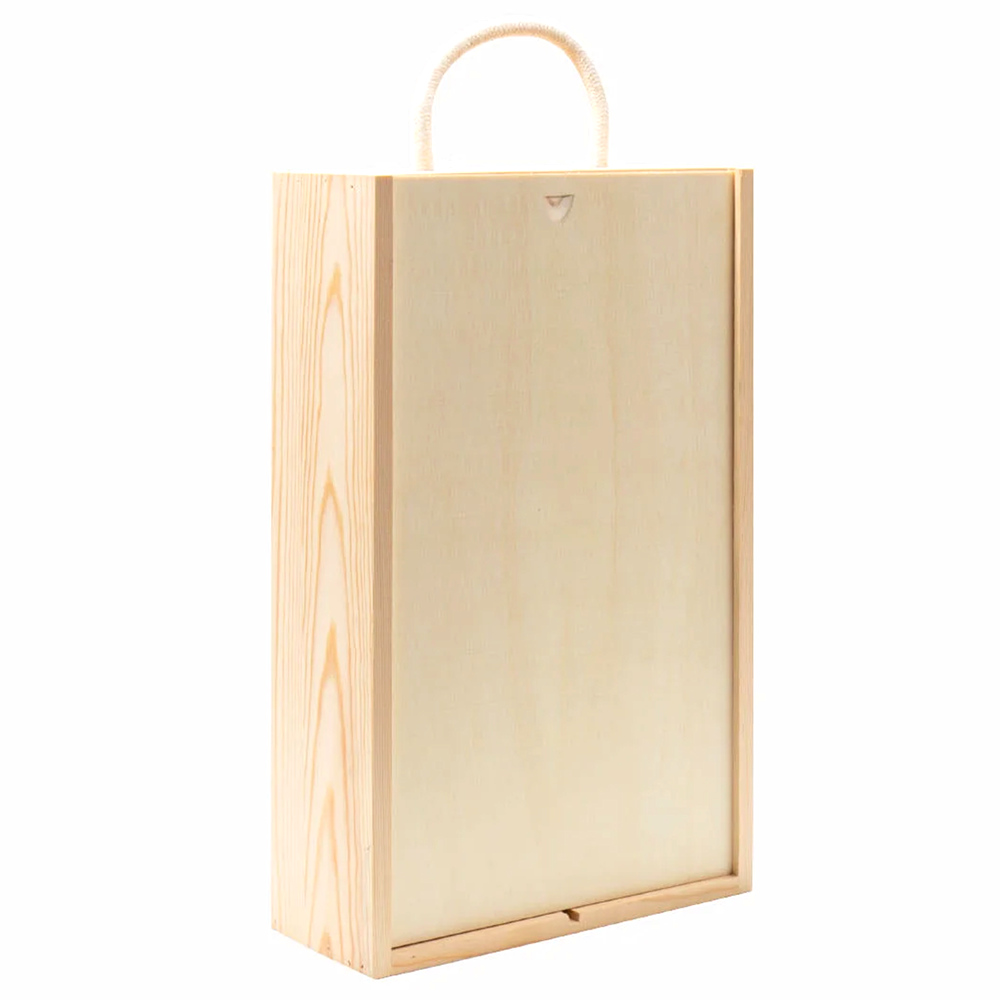 Personalised wooden wine box