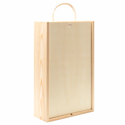 Personalised wooden wine box