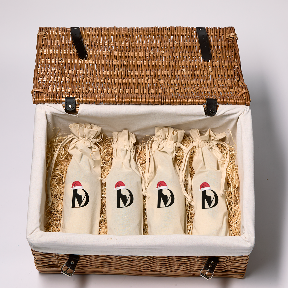 6 bottle Di-vine hamper with Charbonel & Walker Chocolates