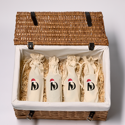 6 bottle Di-vine hamper with Charbonel & Walker Chocolates