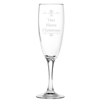 Personalised Champagne flute