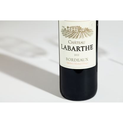 Chateau Labarthe Rouge 2022 in a single bottle elevator box