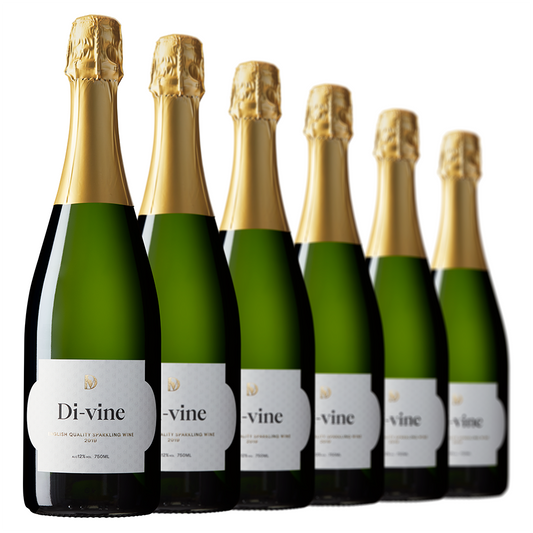 Di-vine 2019 English Sparkling Wine 75cl - Case of 6