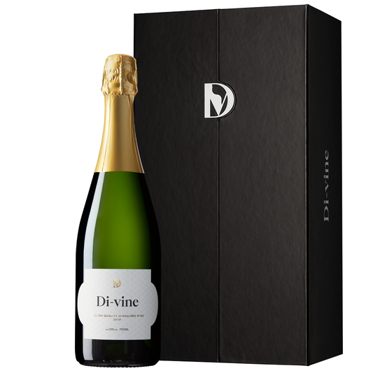 Di-vine 2019 English Sparkling Wine in a single bottle elevator box