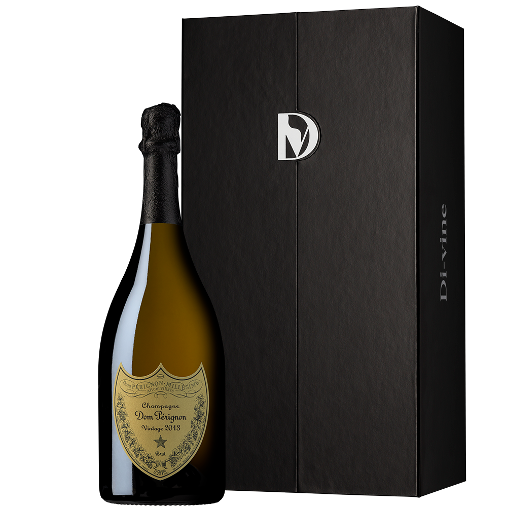 Dom Pérignon Brut 2013 in a single bottle elevator box – Di-vine