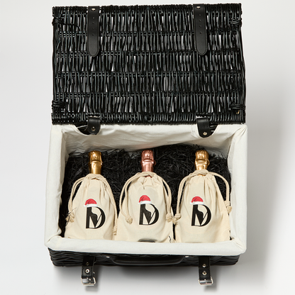 Ruinart half bottle trio with Charbonnel & Walker Champagne truffles