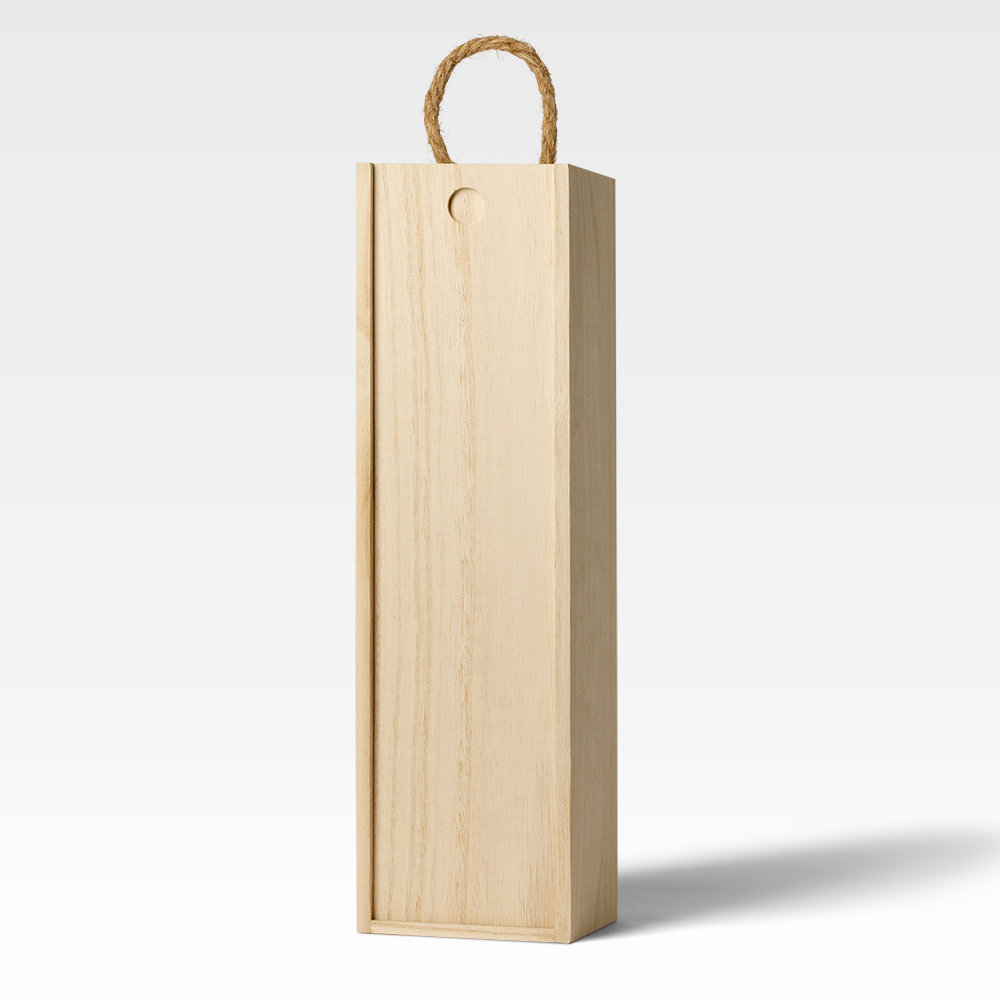 Personalised wooden wine box