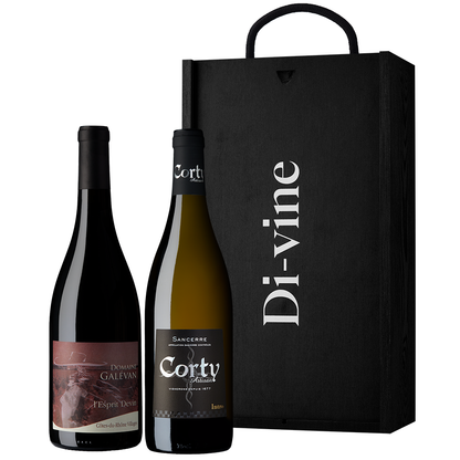 French mixed double in wooden gift box